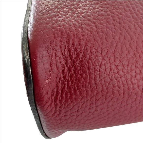 Dooney & Bourke Lexington Bordeaux Pebble Leather Purse - Picture 10 of 16